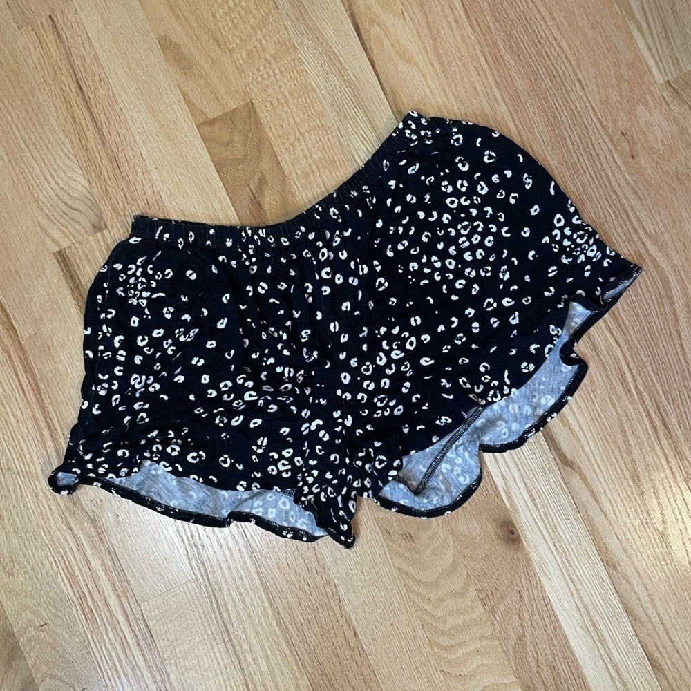 Vera Wang Pajama Set Black and White Shirt with Shorts Women’s Size Small - Picture 7 of 13